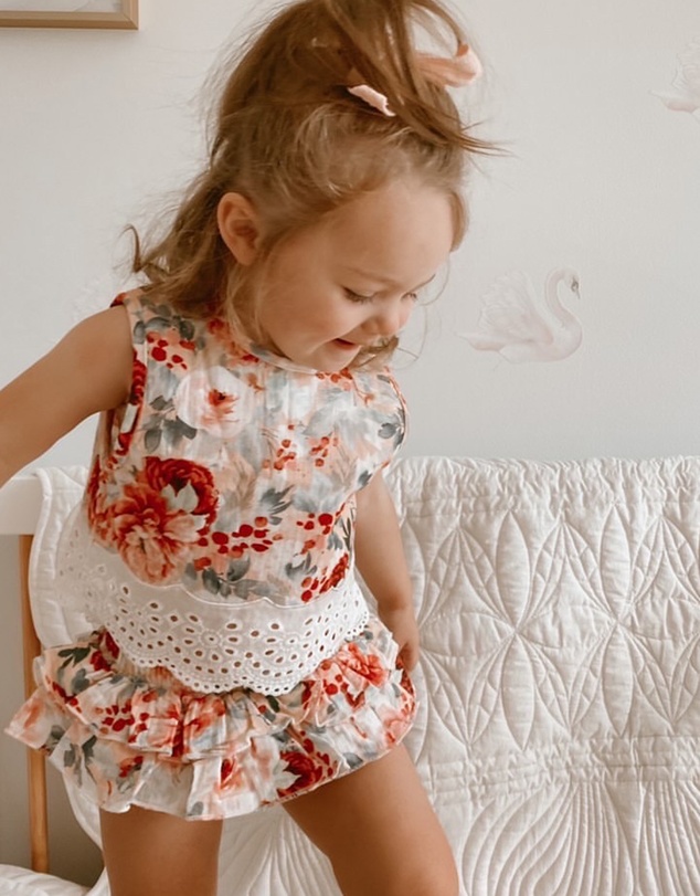 WITH LOVE FOR KIDS - Ruffle Bloomers Cotton Muslin - Babies - Kids