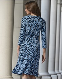 Sosandar - Fleck Print Fit & Flare Dress