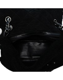 Pre-Loved by Azura Reborn - Pre-Loved Medium Shearling Pearl Studded Flap