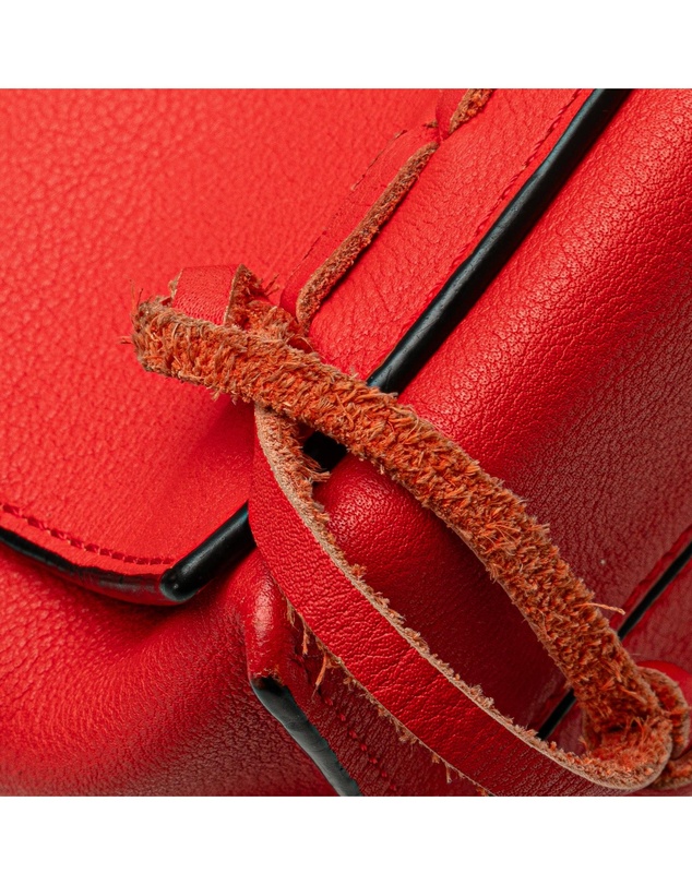 Pre-Loved by Azura Reborn - Pre-Loved loewe Gate Mini Leather Crossbody Knotted Detail