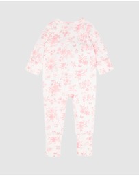 Bebe by Minihaha - Fern Birds Organic LS Zipsuit - Babies