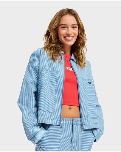 COCONUT MILK DENIM STRIPE