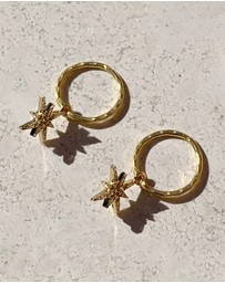 SAINT VALENTINE - North Star Mini Hoops - Gold
