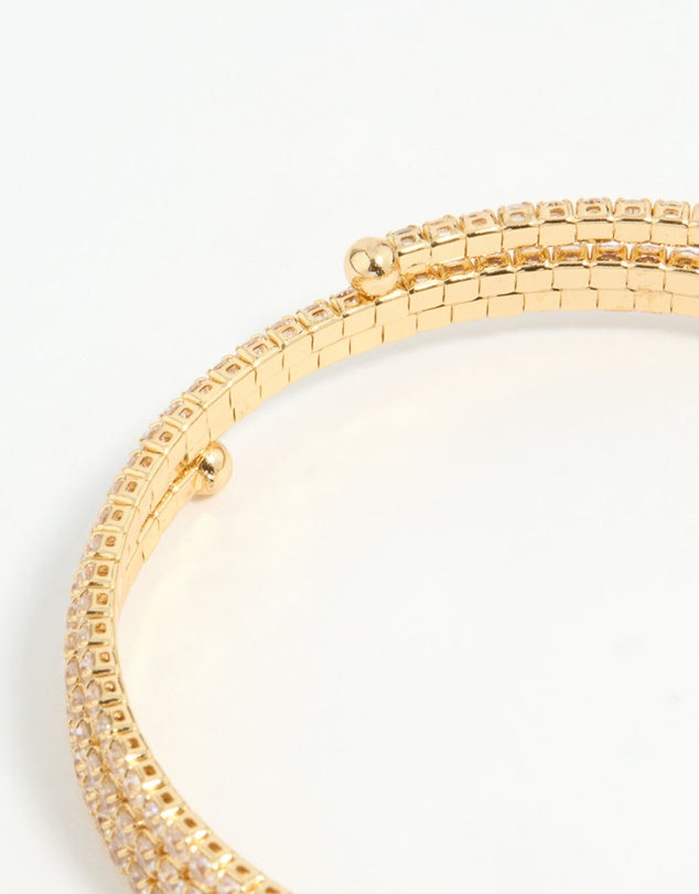 Lovisa - Gold Plated Cupchain Wrap Bracelet