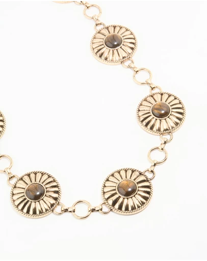 Lovisa - Antique Gold Bohemian Disc Belt