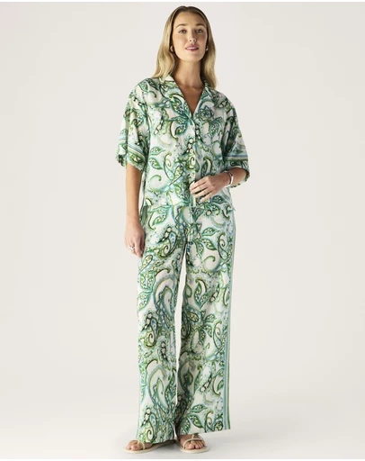 MOS The Label - Tara Print Blouse