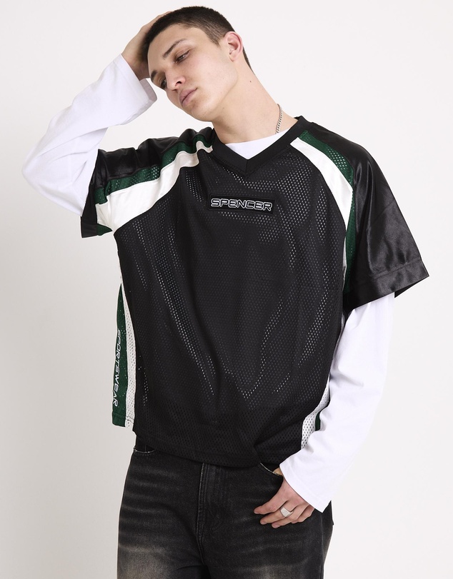 Spencer Project - Kelsey Mesh Jersey Shirt