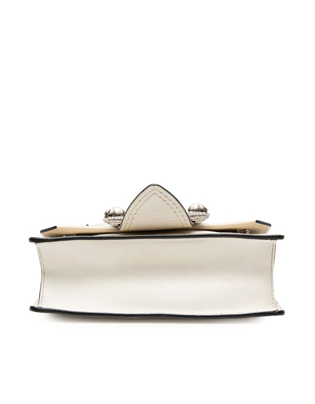 Pre-Loved by Azura Reborn - Pre-Loved Goatskin Madras Soft Calf Crystal Embellished Crossbody