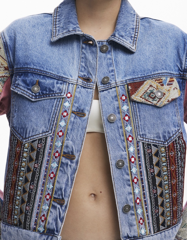 Desigual - Boho Denim Trucker Jacket