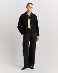 Toorallie - Button Front Wool Jacket