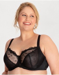 Ava & Audrey  - Ava & Audrey Elizabeth Embroidered Full Cup Underwired Bra