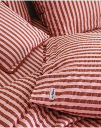 Mosey Me - Sundae Seersucker Euro Pillowcase Set