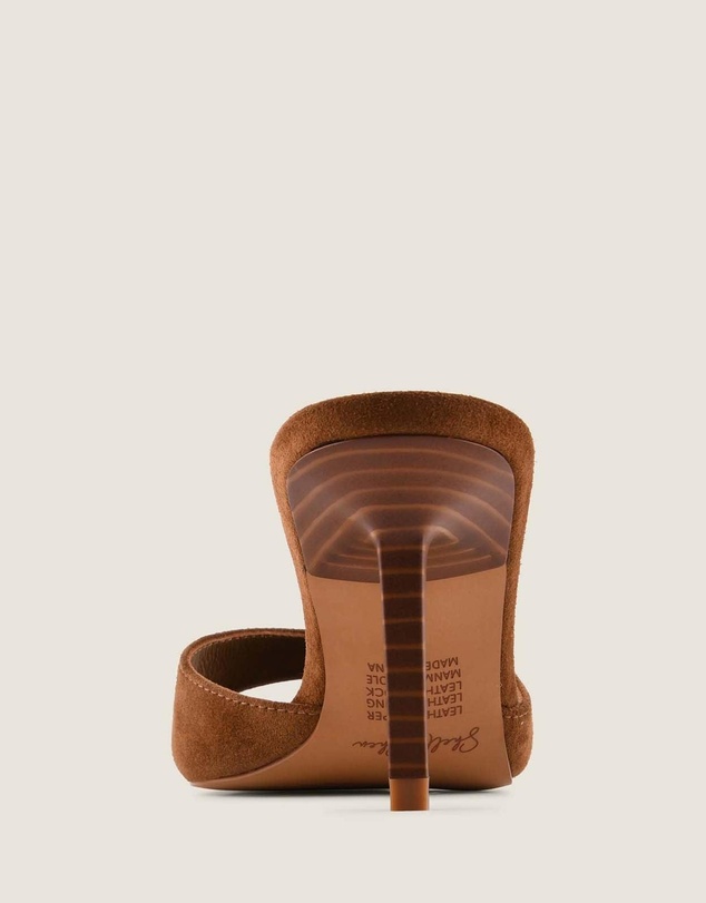Shelly Shen - Addison High Sandals Tan Suede