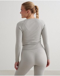 Aim'n - Ribbed Seamless Zip Jacket