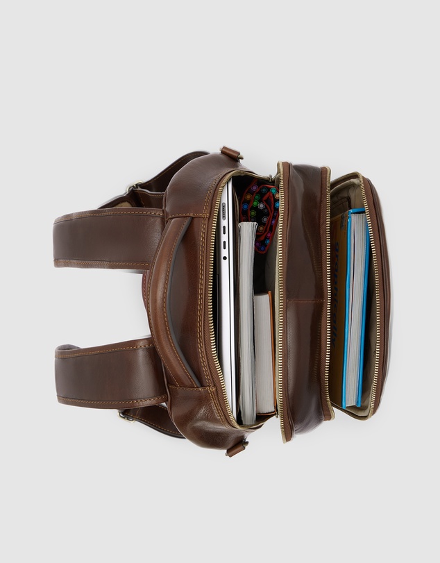 Republic of Florence - The Belfast Brown Laptop Backpack