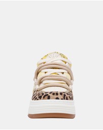 Steve Madden - Brouhaha Leopard Multi Sneakers