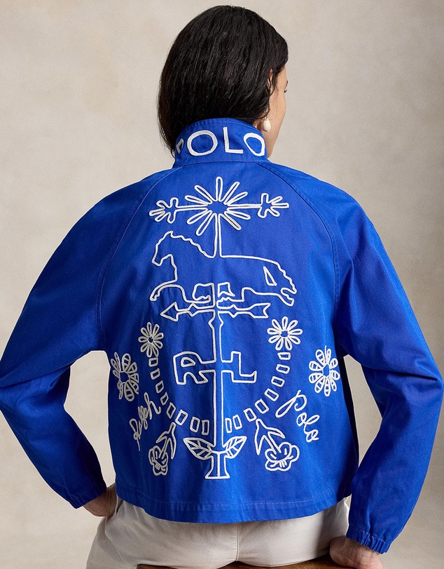 Polo Ralph Lauren - Embroidered Cotton Twill Jacket