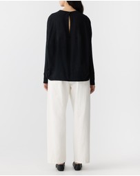 Bassike - Circle Long Sleeve T-Shirt