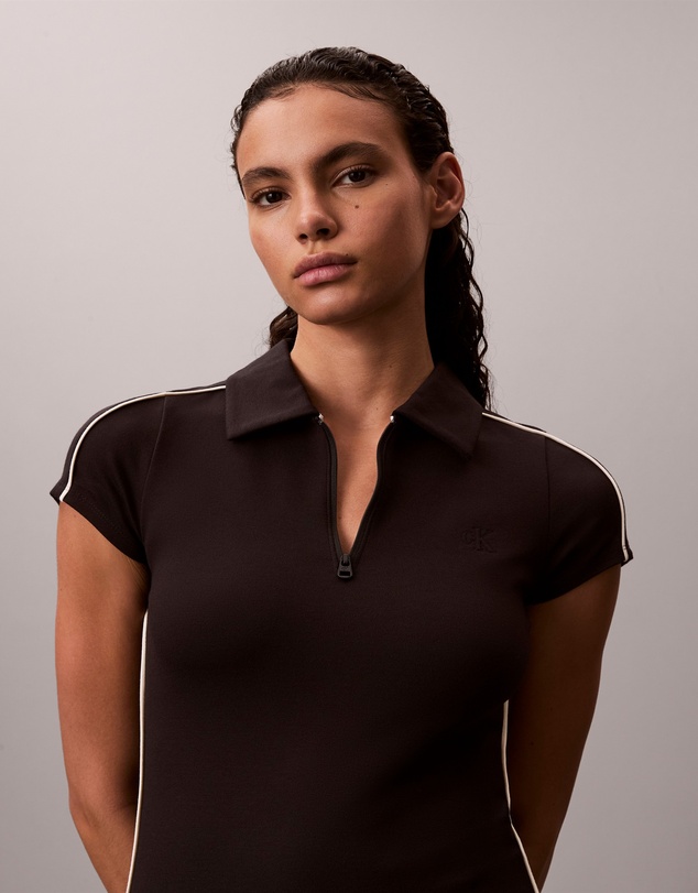 Calvin Klein Jeans - Tech Knit Polo Mini Dress