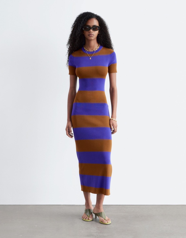 & Other Stories - Rib-Knitted Maxi Dress
