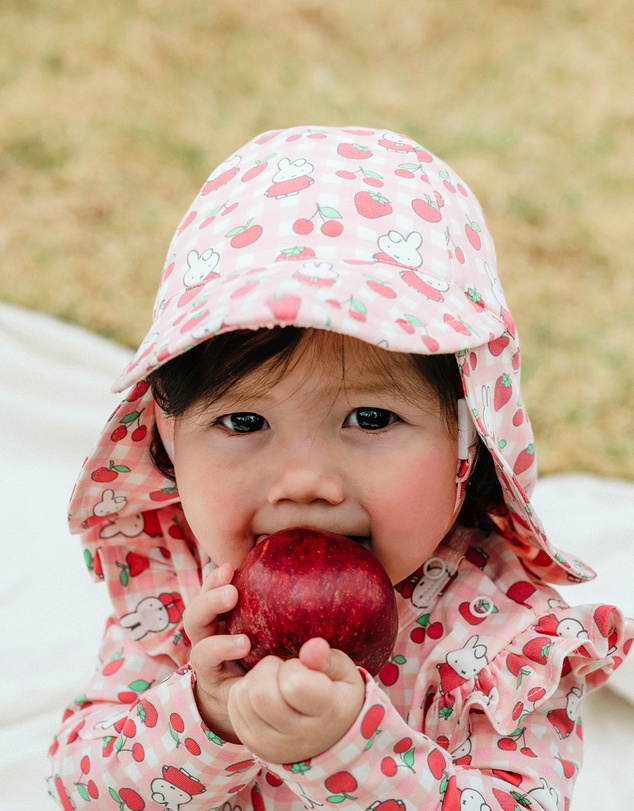Kynd Baby - Miffy Sunny Hat in Berry Check