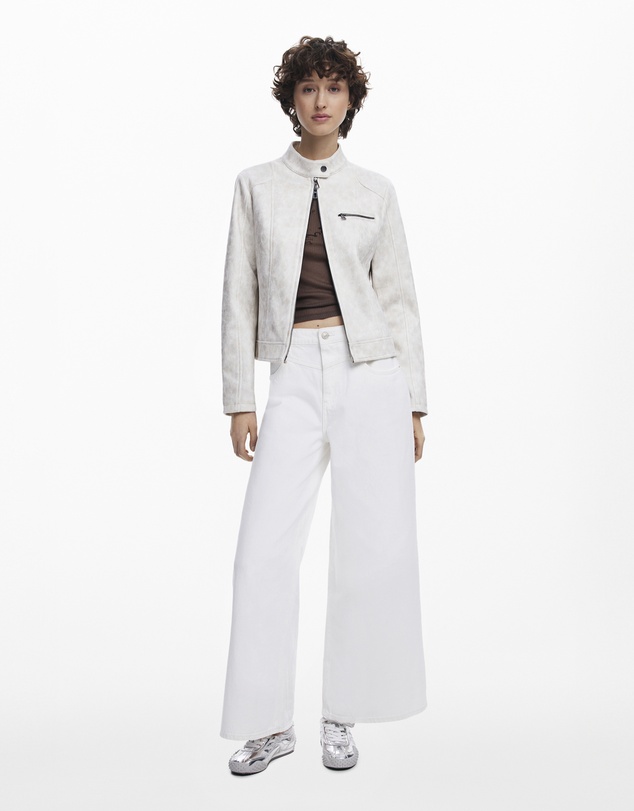 Desigual - Mandarin collar jacket