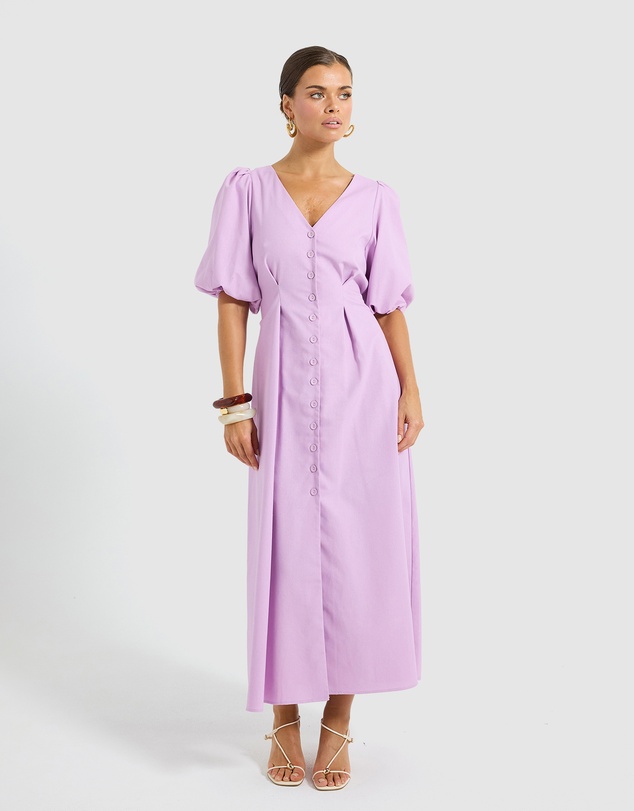 Pasduchas - Vera Button Midi Dress