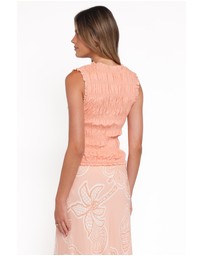 Petal & Pup - Xenia Smocked Top - Peach