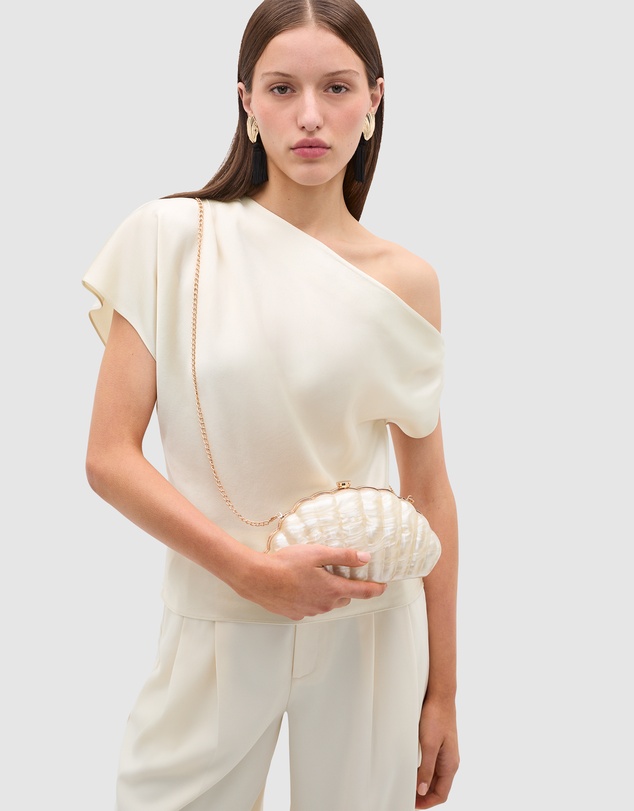 Seed Heritage - Acrylic Shell Clutch