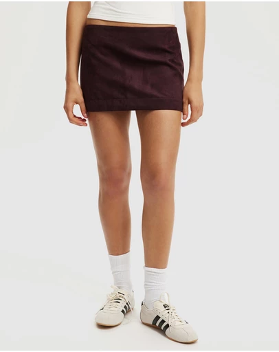 Cotton On - Suede Mini Skirt