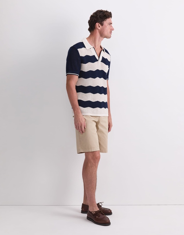 Sportscraft - Wave Stripe Knit Polo