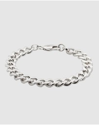 Kuzzoi - ICONIC EXCLUSIVE - Bracelet Male Tank Basic 925 Sterling Silver