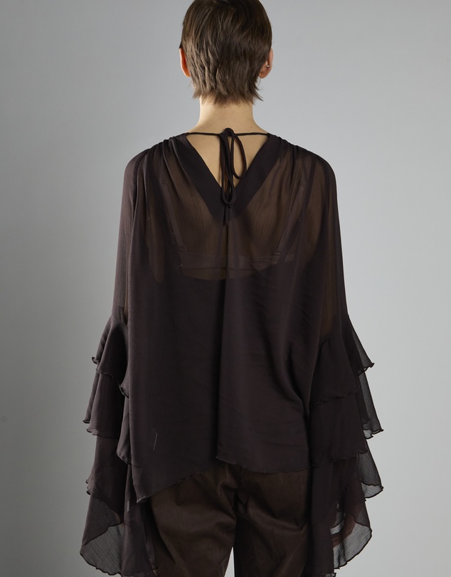 Glamorous - Multi Ruffle Long Sleeve Top