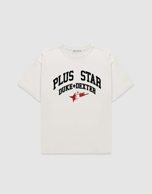 Duke + Dexter - Plus Vintage White T-Shirt