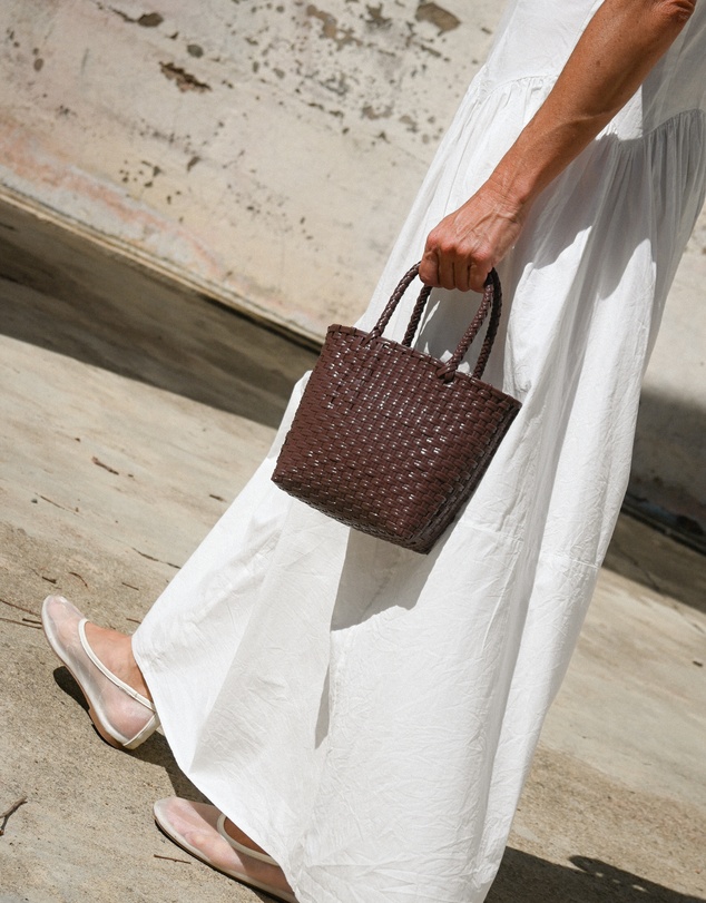 Mimmi Terra - Woven Micro Tote Cioccolato