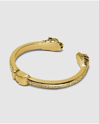 Nialaya Jewellery - Men's Adorned Panther Bangle