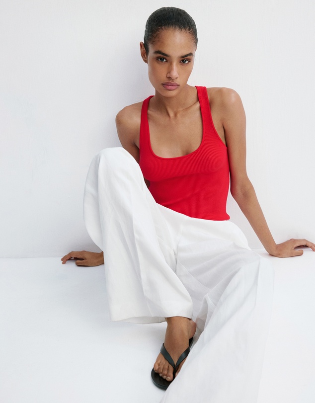 M.N.G - Fitted Ribbed Top
