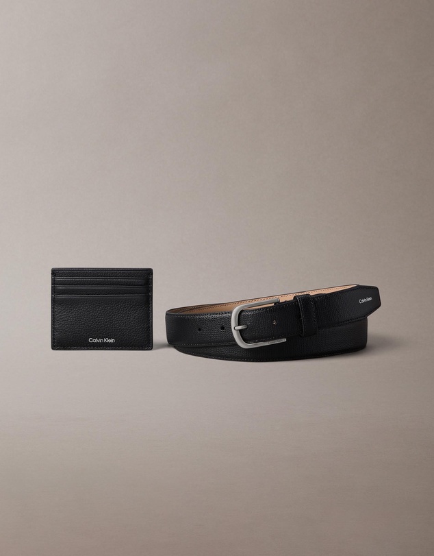 Calvin Klein - Foil Emboss Cardholder with Belt