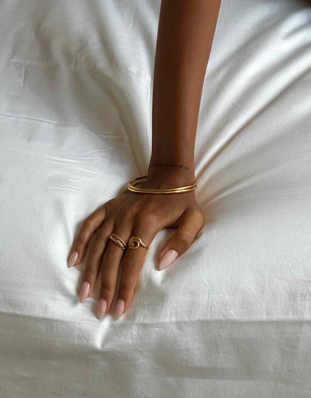 HOUSE OF SLANI - Organic Spiral Gold Ring