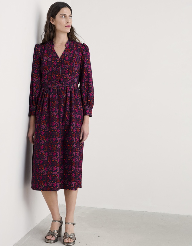 Seasalt - Seasalt Cornwall Red Rose Cottage Dress