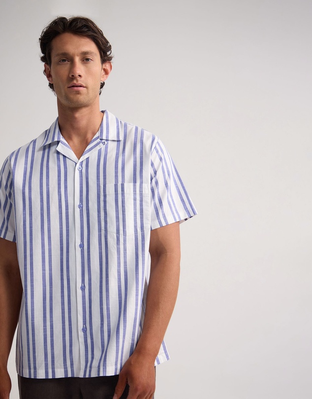 Oxford - Griffin Striped Short Sleeve Shirt