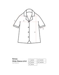 Linen House - Nimes Pure Linen Wide-Sleeved Shirt