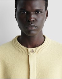 COS - Boiled-Wool Crew-Neck Cardigan
