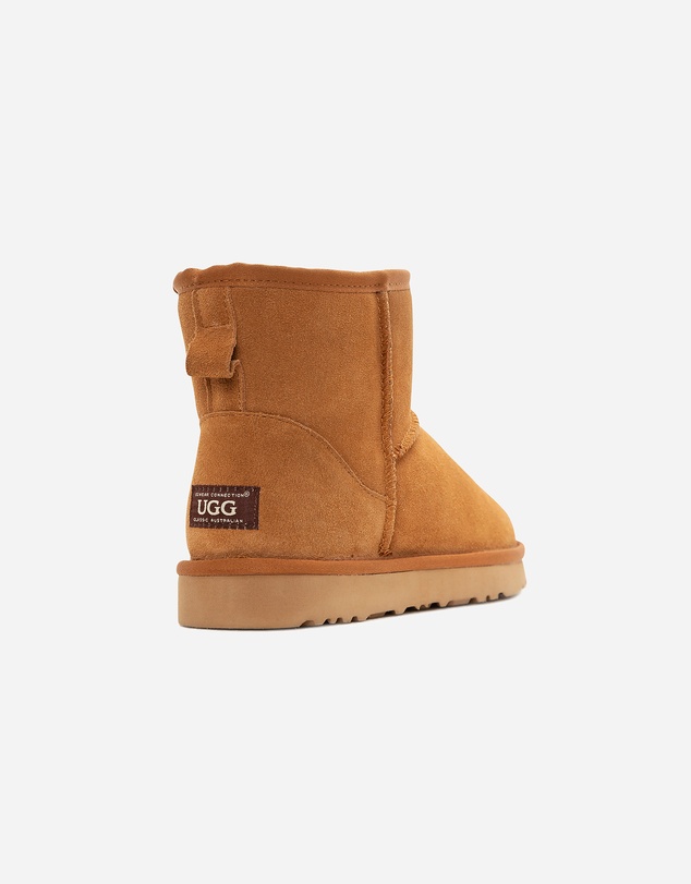 Ozwear Connection Uggs - Ugg Boots Genuine Australian Sheepskin Unisex Mini Classic Suede