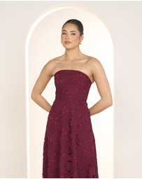 Pilgrim - Nellie Strapless Midi Dress