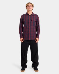 Volcom - Mens Shadowstone Flannel Long Sleeve Shirt