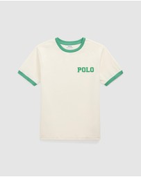 Polo Ralph Lauren - Logo Cotton Jersey Ringer Tee - ICONIC EXCLUSIVE - Teens