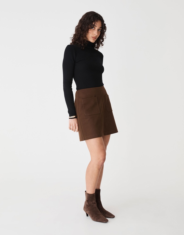 Forcast - Ginny Ribbed Turtleneck Knit