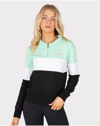 UNIT - UNIT Coco Ladies Pullover Half Zip Sweater