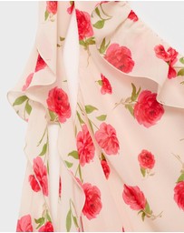 M.N.G - Rose Floral Ruffled Dress